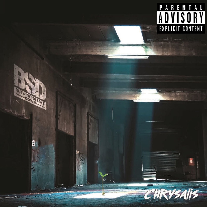 Pochette de l'album Chrysalis : un entrepôt abandonné traversé par un faisceau de lumière